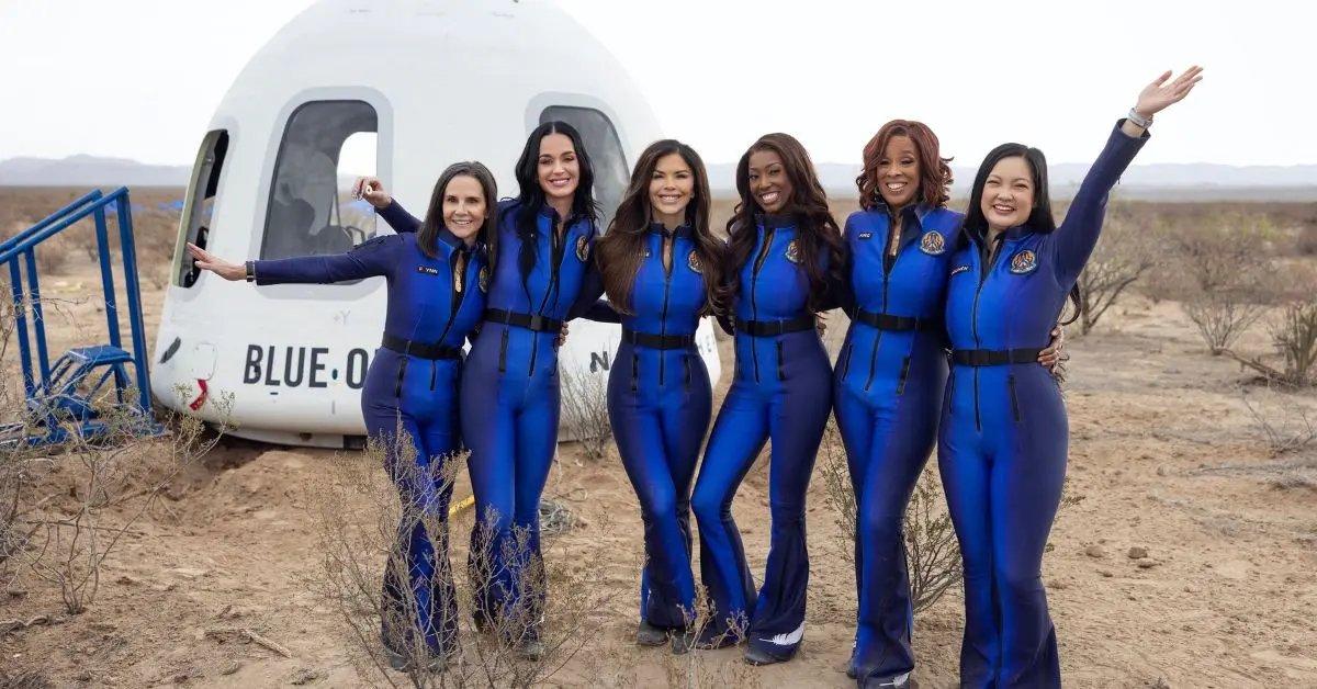 Photo of the all-female Blue Origin space trip was ridiculed by many as being wasteful.