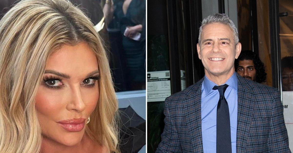 Composite photo of Brandi Glanville and Andy Cohen.