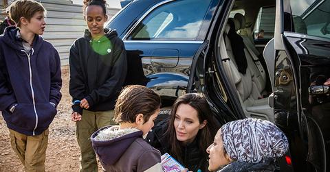 Angelina jolie zahara shiloh syrian refugees trip main
