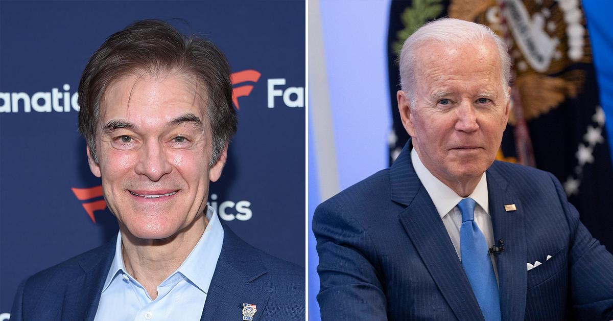 dr oz concerned president joe biden mental stability pp