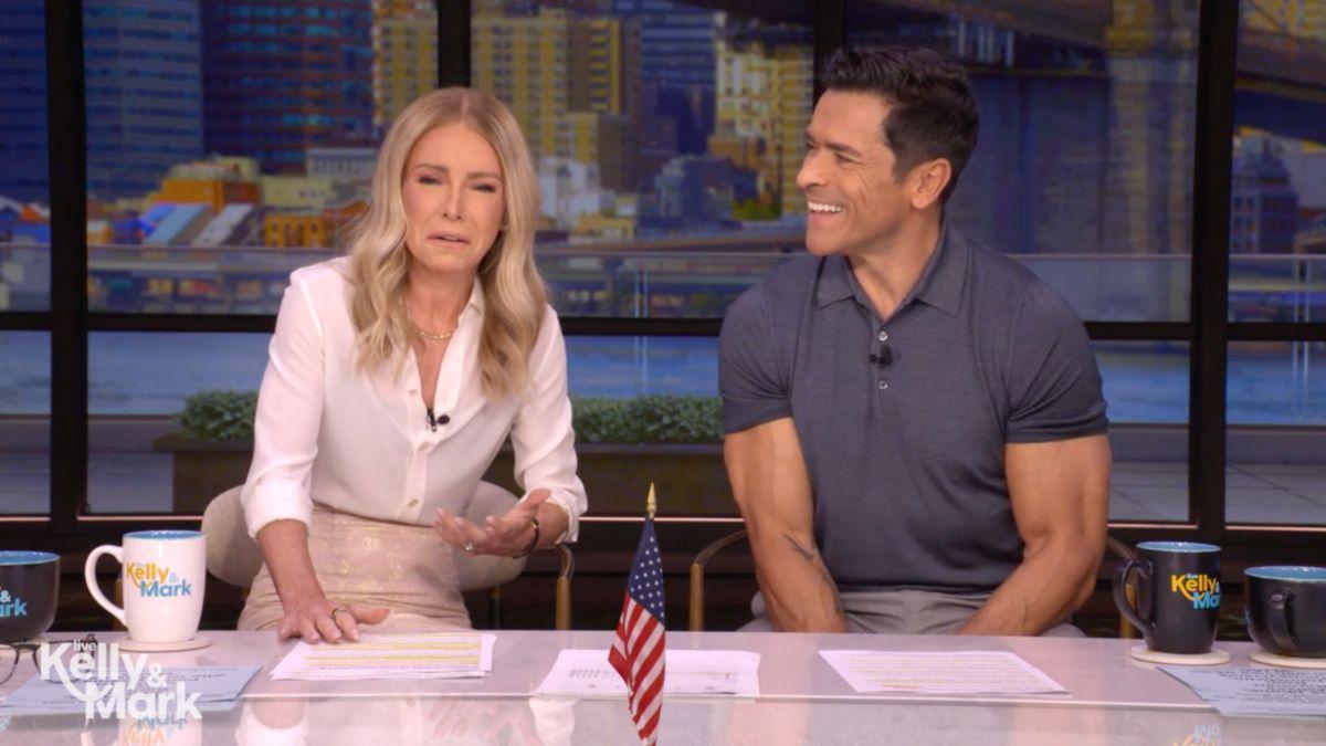 Image of Kelly Ripa joked she 'mostly' left her son Joaquin alone at his after-party.