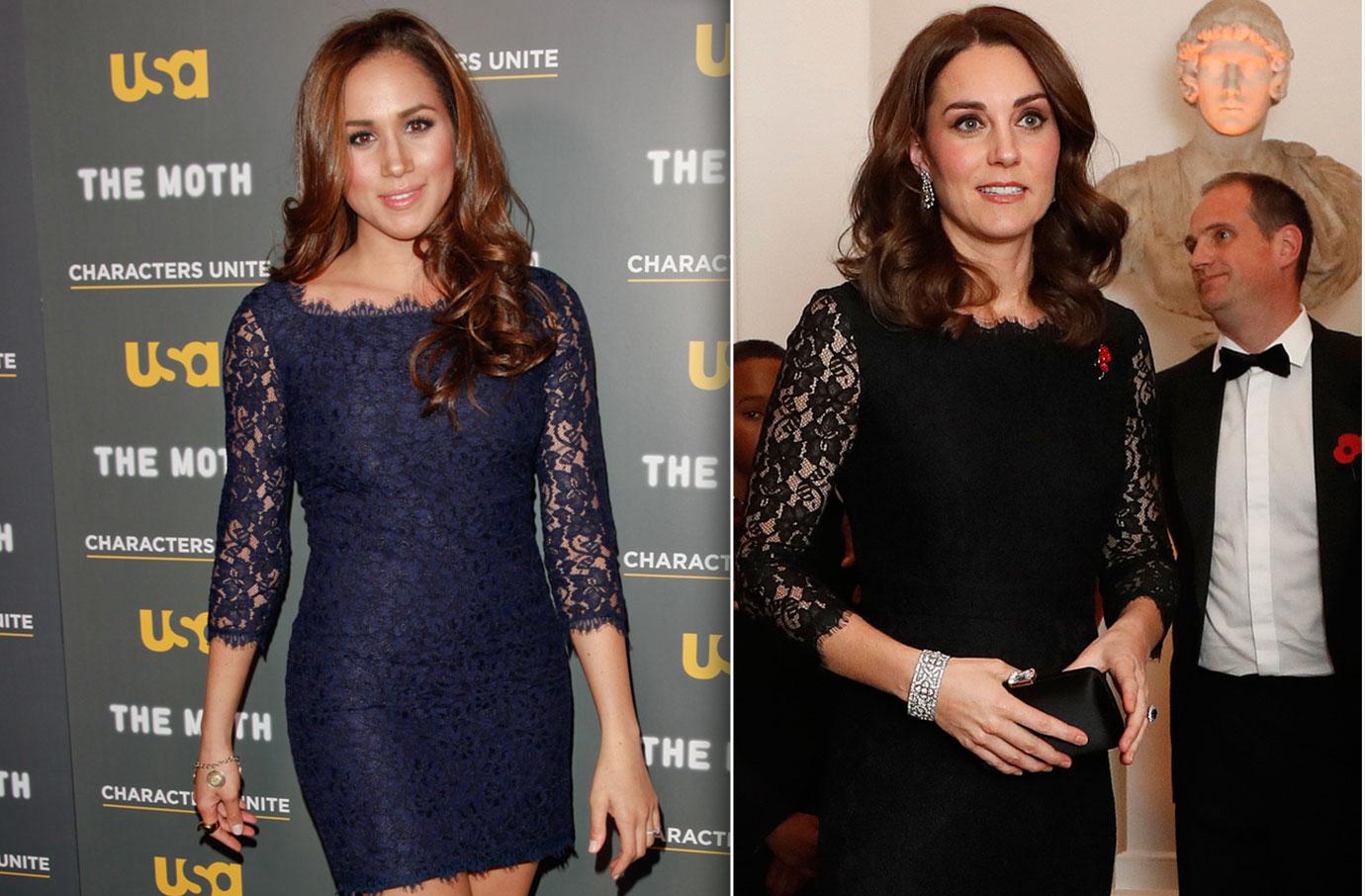 Meghan Markle Kate Middleton Matching Outfits