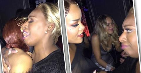 Nene leakes rihanna hug met gala after party
