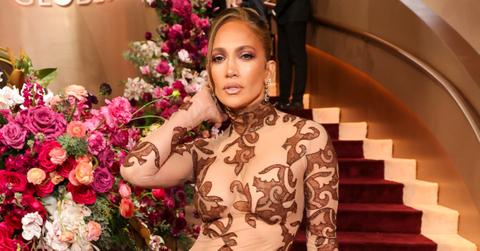 jennifer lopez sheer sultry dress golden globes photo