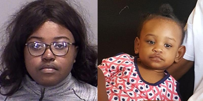 Tiaundra Christon mugshot and daughter Hazana Anderson