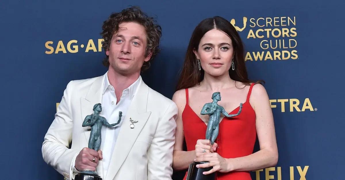 Photo of White and Molly Gordon were first romantically linked in September 2024.