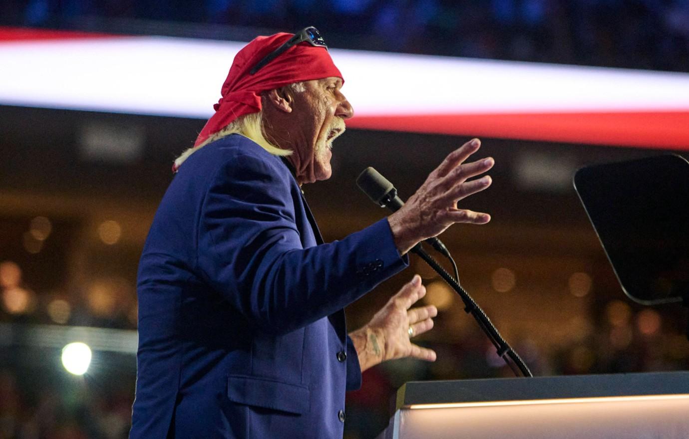 hulk hogan at repubican national conference mega