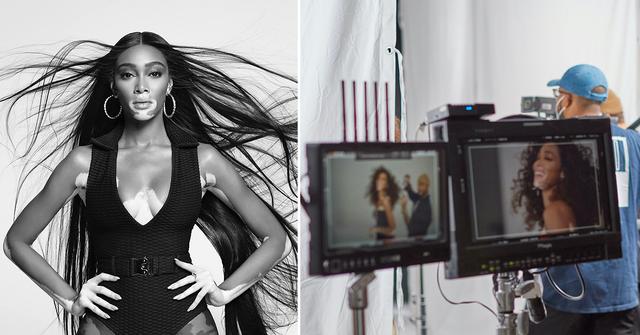 model winnie harlow new paul mitchell ambassador pf