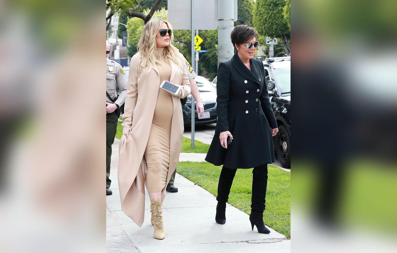 Pregnant Khloe Kardashian loads up on baby clothes at Petit Tresor