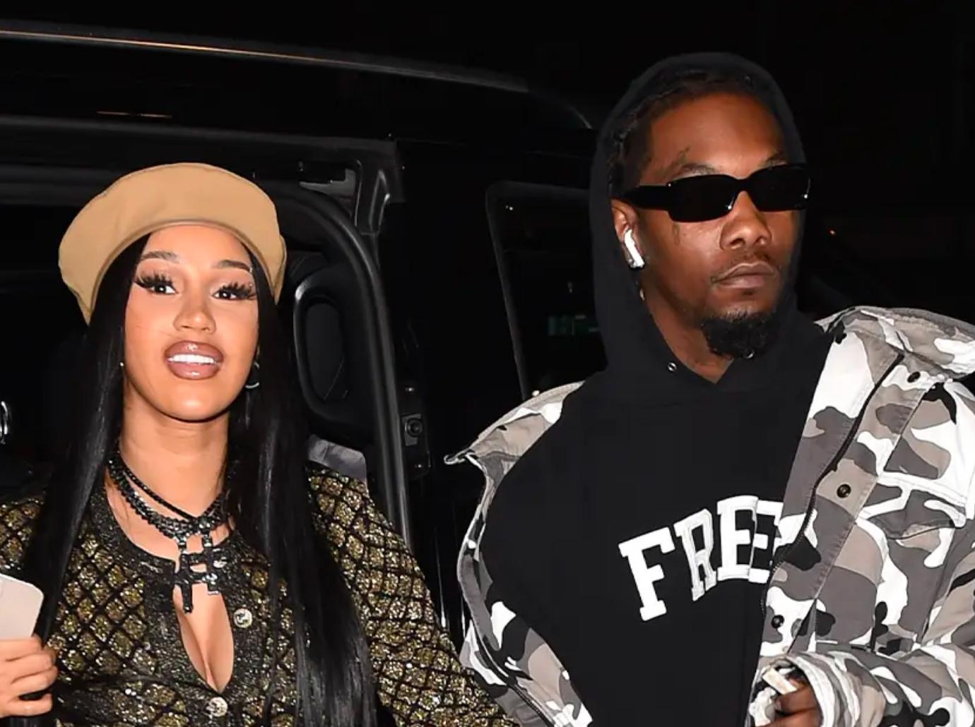 cardi b confirms single offset denies cheating chrisean