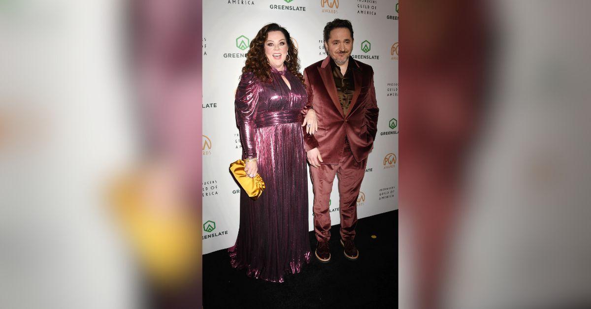 melissa mccarthy pink dress ben falcone dress golden globes