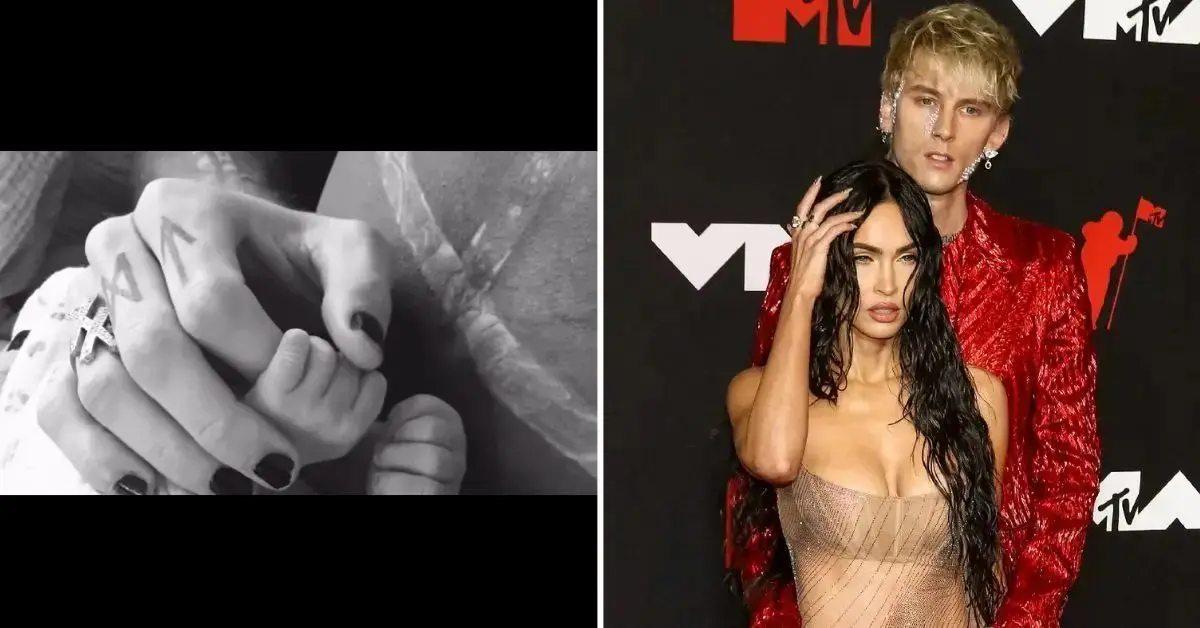 machine gun kelly shows off tattooed body underwear photos
