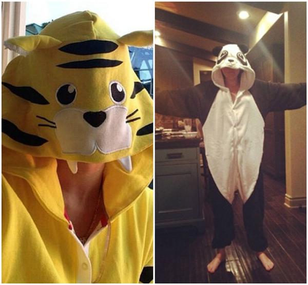 Miley Cyrus Noah Cyrus Animal Onesies