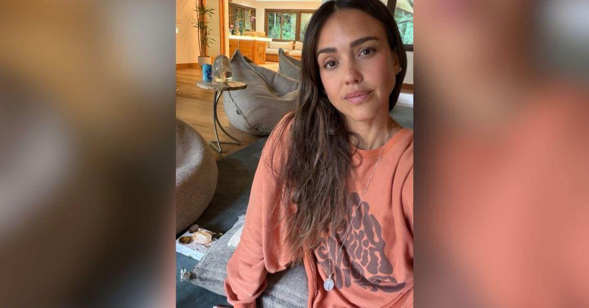 image of Jessica Alba shared a series of selfies on Instagram.