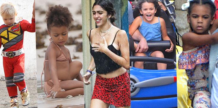 celeb kids summer break