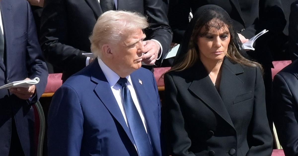 melania trump bossy behavior exposed donald pope francis funeral