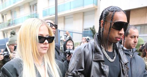 avril lavigne tyga spending time not exclusive