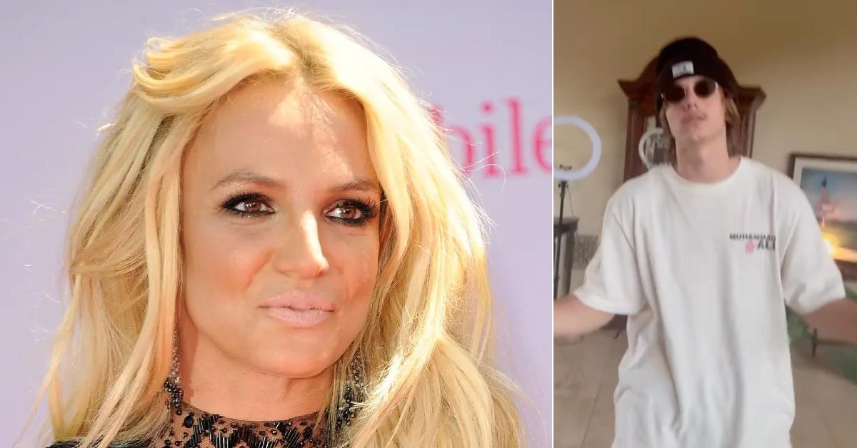 Photo of Britney Spears; picture of Jayden James Federline.