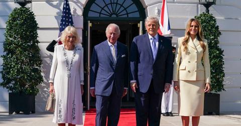 image of Donald Trump, King Charles, Melania Trump, queen camilla