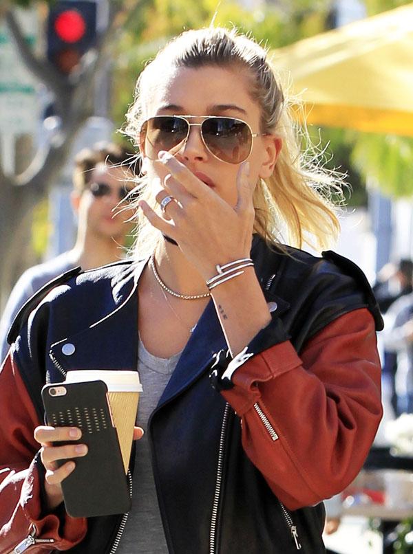 hailey baldwin justin bieber commitment ring