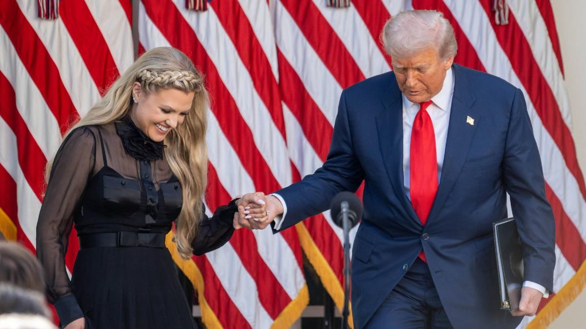 image of Erika Kirk dropped out of an event recently due to security issues. 