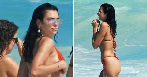 dua lipa hot bikini