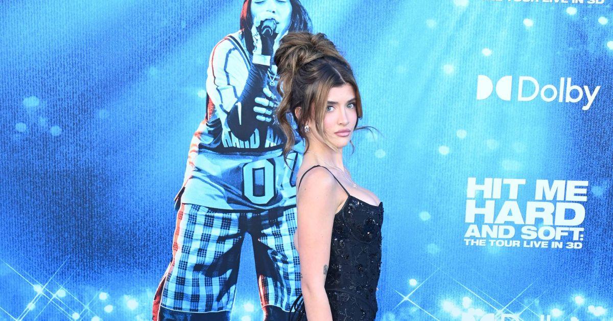 image of Sami and Lola Sheen reunited publicly at Billie Eilish’s concert movie premiere after months of online drama.
