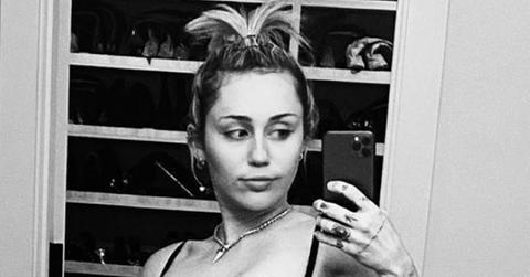Miley Cyrus In Lingerie