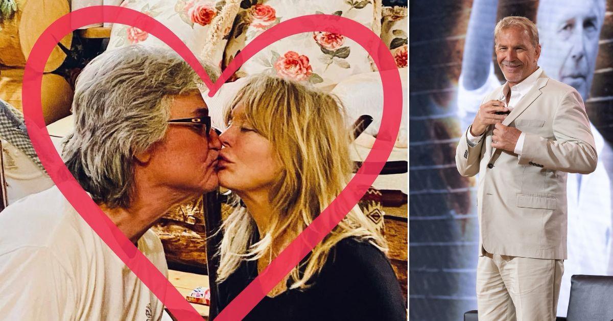 Photos of Goldie Hawn, Kurt Russell and Kevin Costner