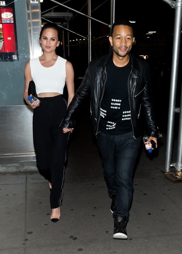 DKNY Party Chrissy Tiegen John Legend