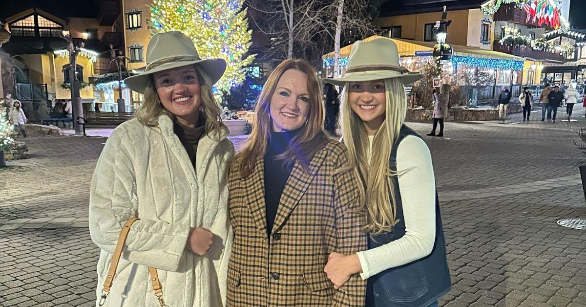 Photo of Ree Drummond, Paige Drummond and Alex Drummond.