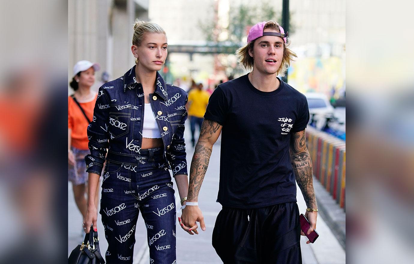 Justin Bieber and Hailey Baldwin out and about in NYC.