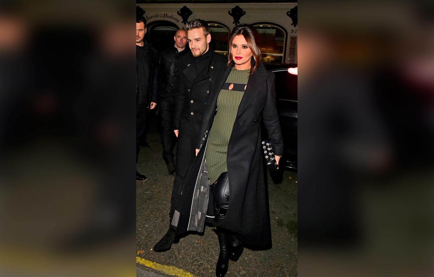 Cheryl dresses her baby bump in style for a night out with Liam Payne