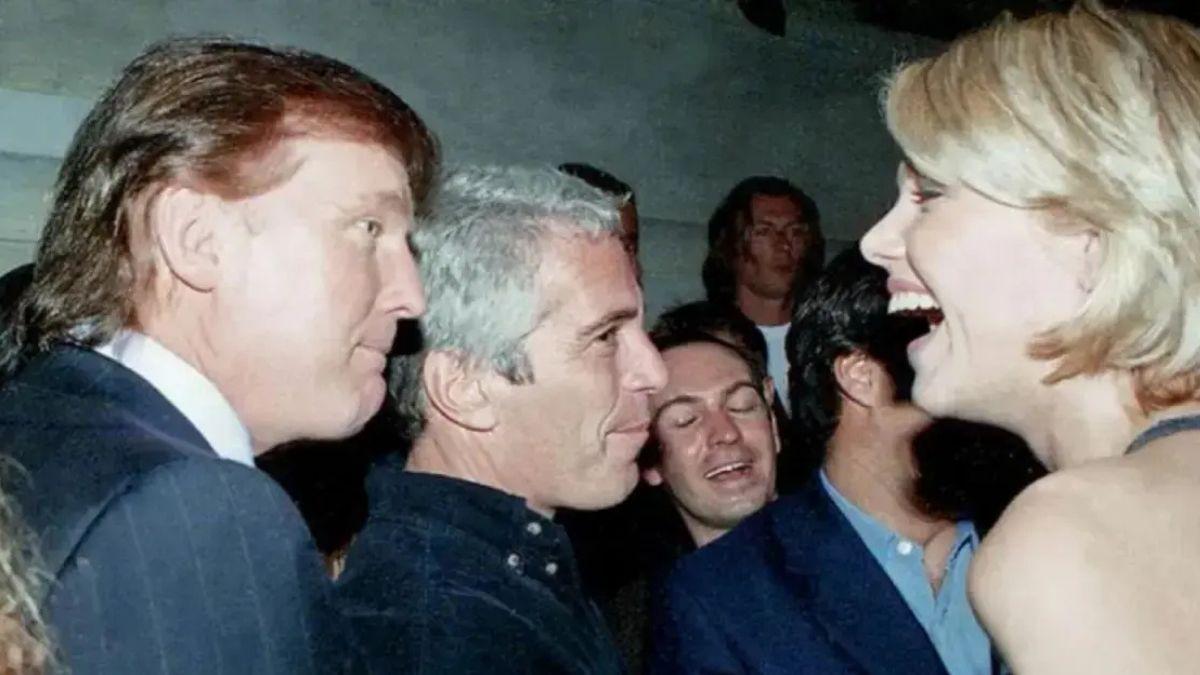 image of Jeffrey Epstein and Donald trump