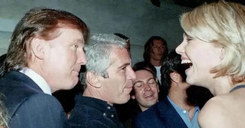 image of Jeffrey Epstein and Donald trump