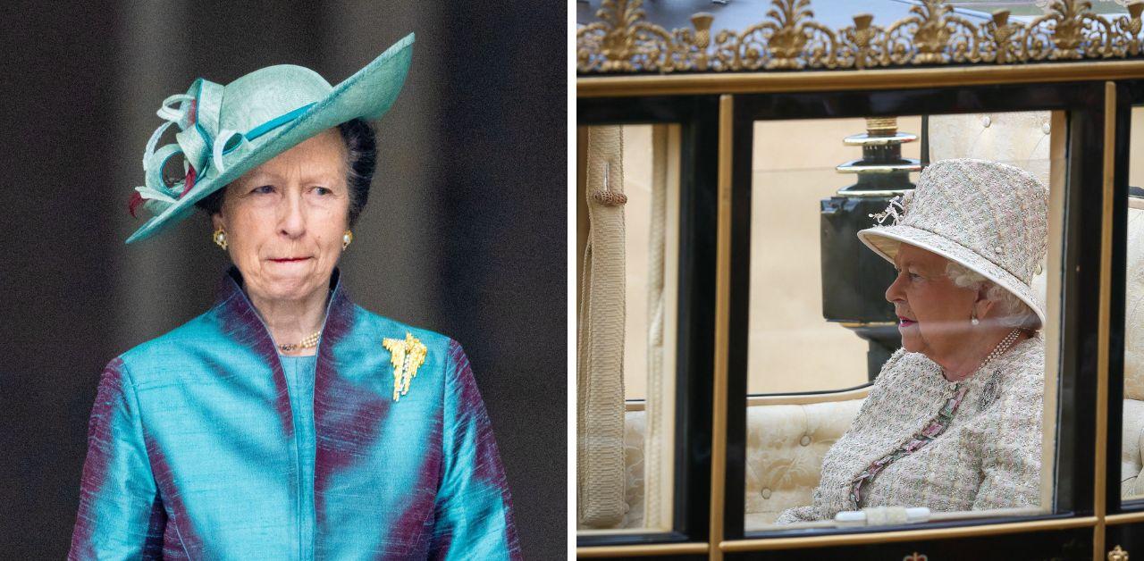 princess anne greatly affected queen elizabeth death