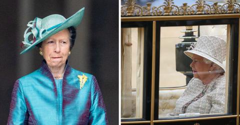princess anne greatly affected queen elizabeth death
