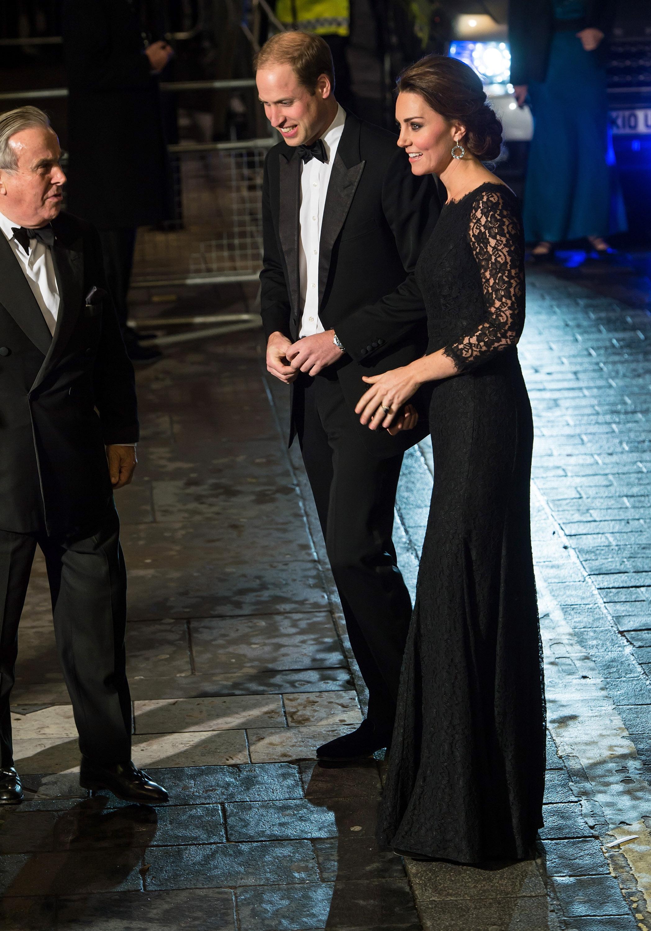 The Duke And Duchess Of Cambridge Attend The Royal Variety Performance