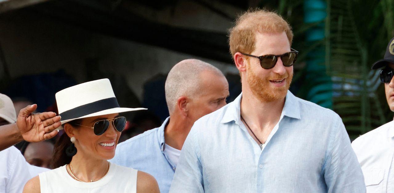 prince harry meghan markle colombia trip dig royal family