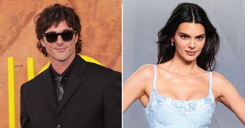 Split of Jacob Elordi; Kendall Jenner.