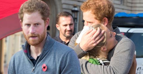 Prince harry cries meeting veterans buckingham palace