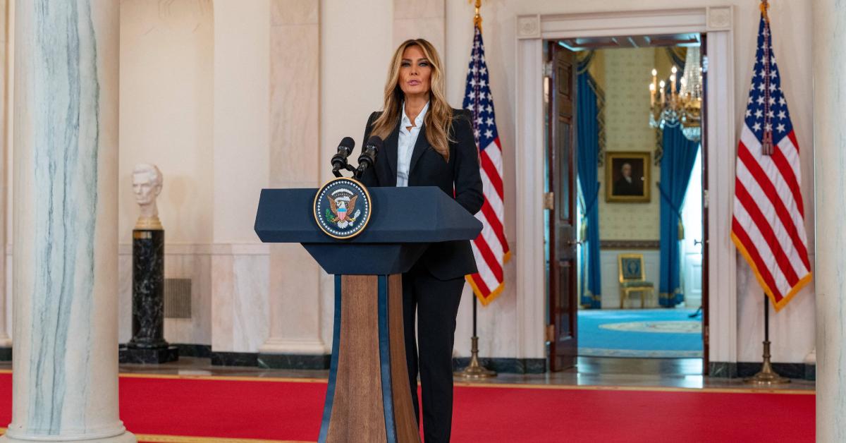 Image of Melania Trump explained how Russia agreed to rejoin a small group of teenagers with their families in Ukraine.