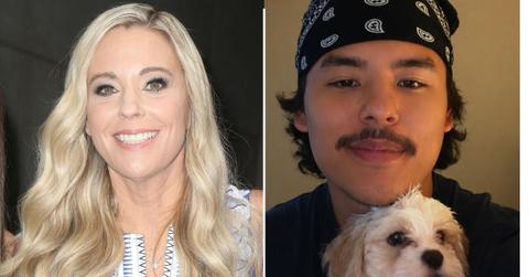 Split photo of Kate Gosselin & Collin Gosselin