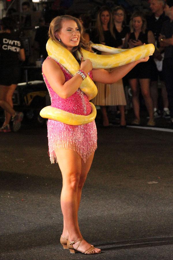 Bindi irwin dwts snake season 21 03