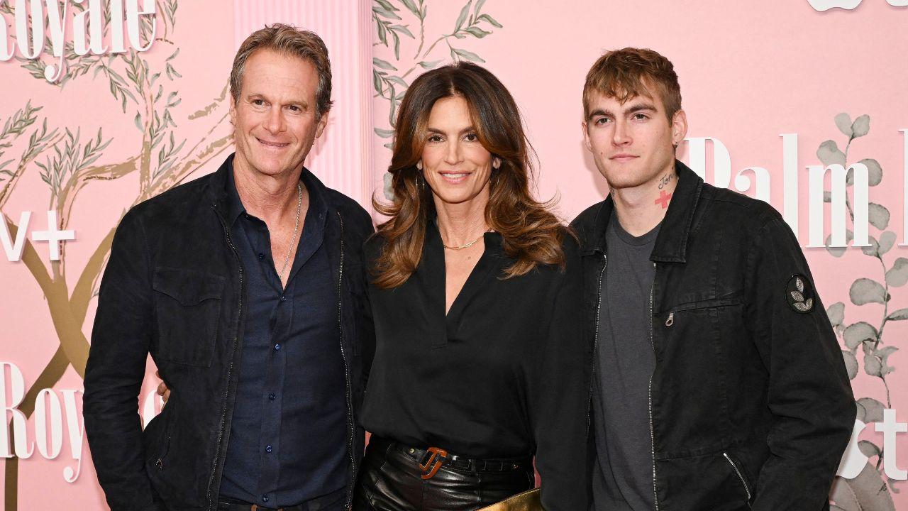 Image of Cindy Crawford and Rande Gerber had hired their son a 'sober coach.'