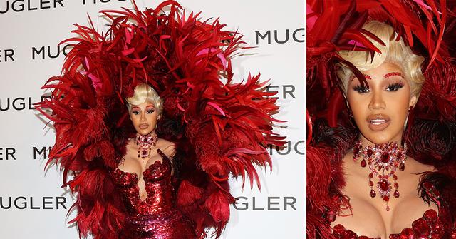 cardi b thierry mugler couturissime photocall in paris