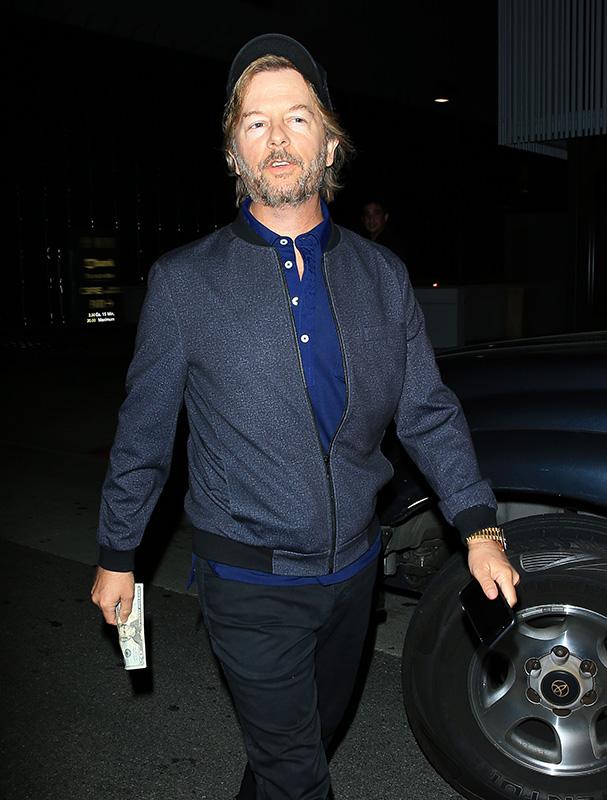 David Spade Dines In Beverly Hills