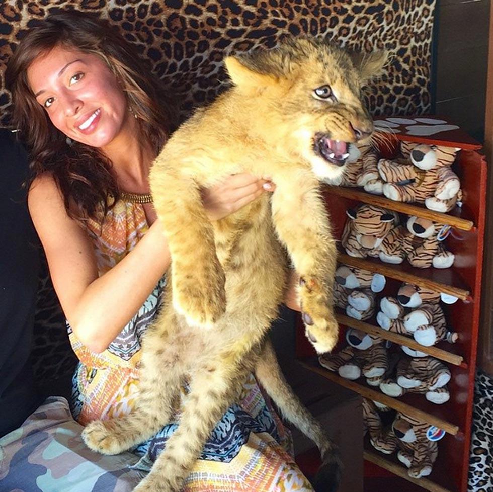 Farrah abraham lion