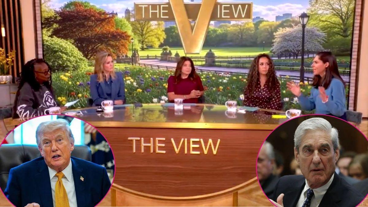 Composite photo of The View, Donald Trump and Robert Mueller