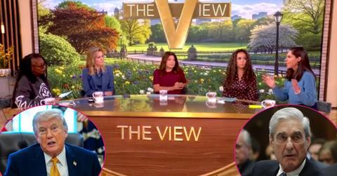 Composite photo of The View, Donald Trump and Robert Mueller